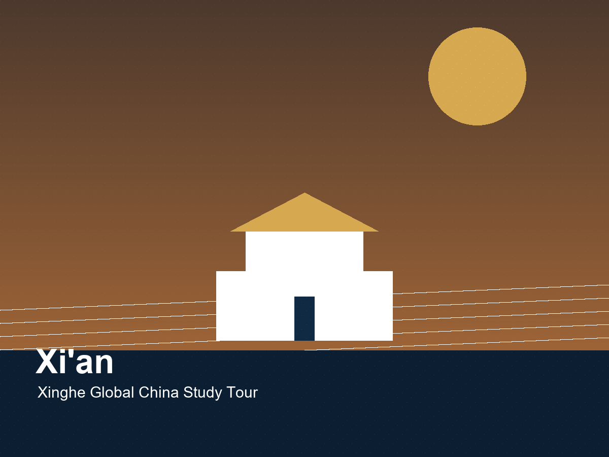 Xi'an study tour